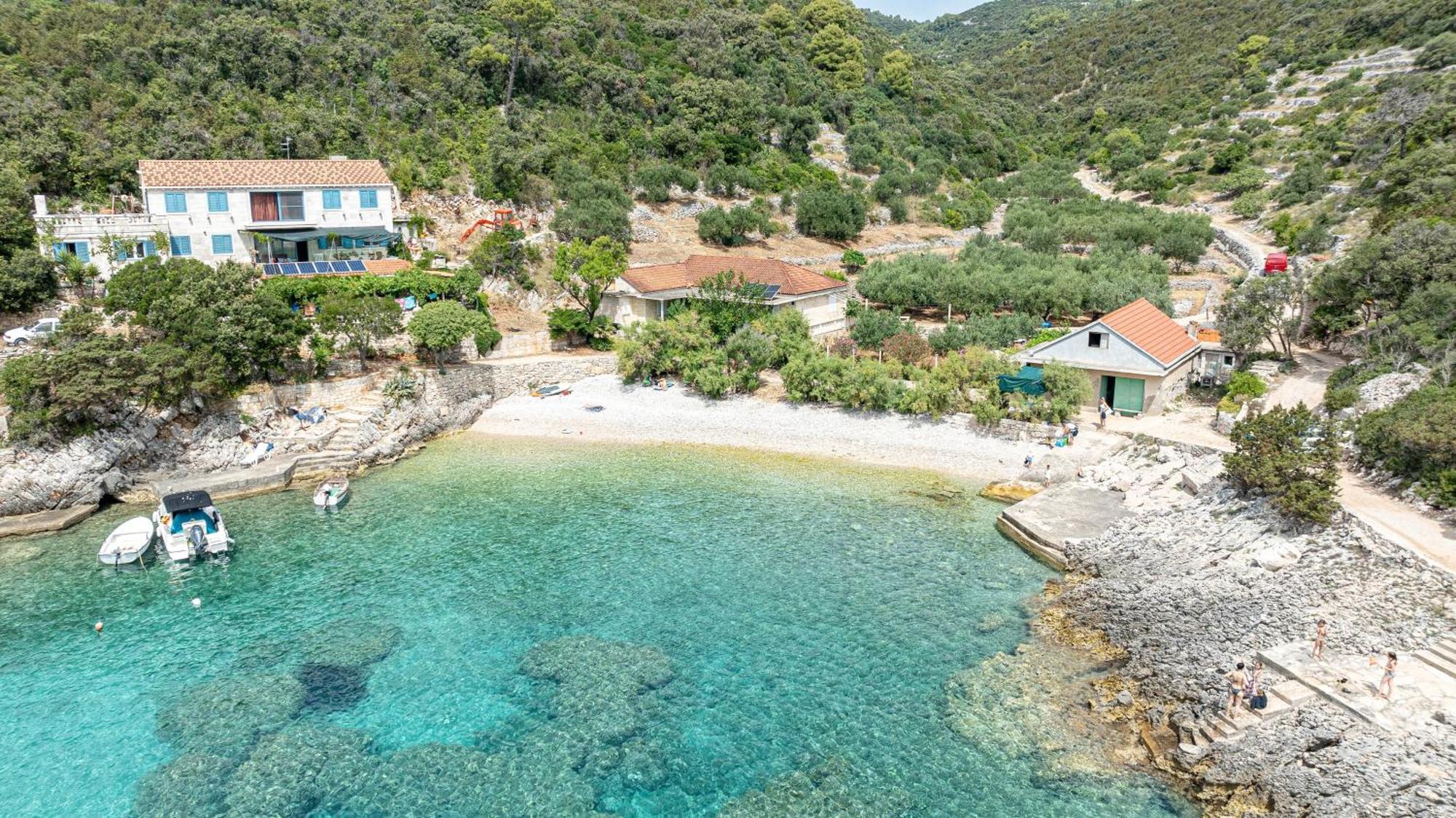 Seaside House For Families With Children Cove Rasohatica, Korcula - 4386 鲁巴达 外观 照片